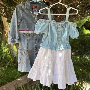 Bundle girls vintage dresses size‎ 5 & 6 Guess/Calvin Klein